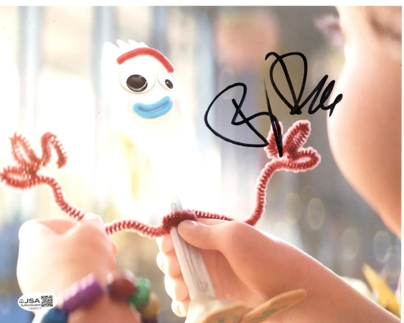 Tony Hale — Tony Hale signed 8x10 Photo Forky Voice Toy Story 4 JSA Authentication