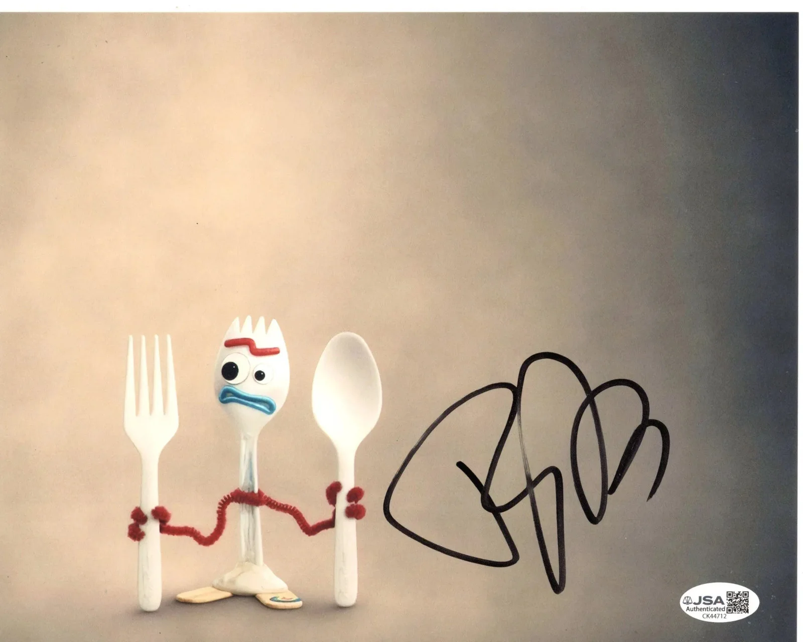 Tony Hale — Tony Hale signed 8x10 Photo Forky Voice Toy Story 4 JSA Authentication