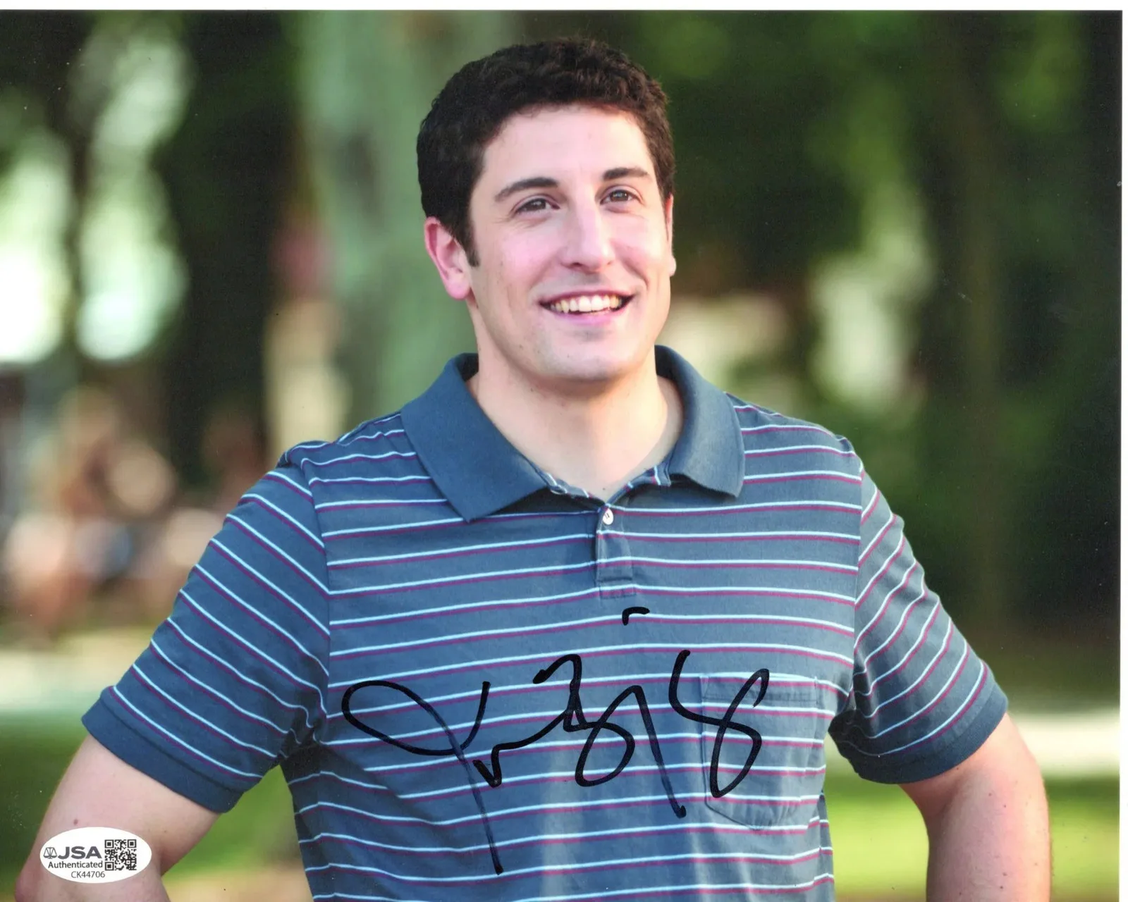 Jason Biggs — Jason Biggs signed 8x10 Photo Jim Levenstein American Pie Reunion JSA