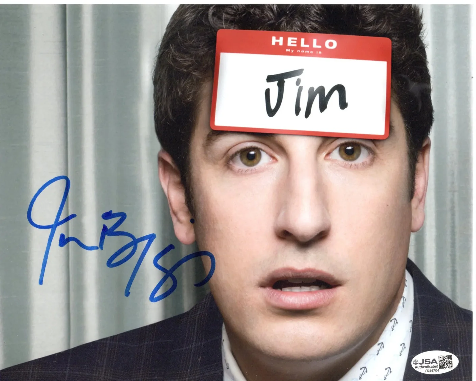 Jason Biggs — Jason Biggs signed 8x10 Photo Jim Levenstein American Pie Reunion JSA
