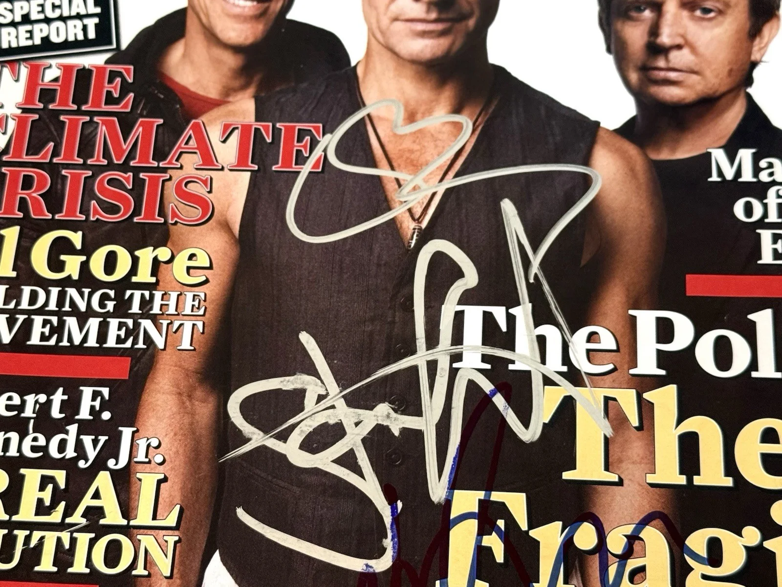The Police signed Rolling Stone Magazine Sting group autographed beckett loa, image 3