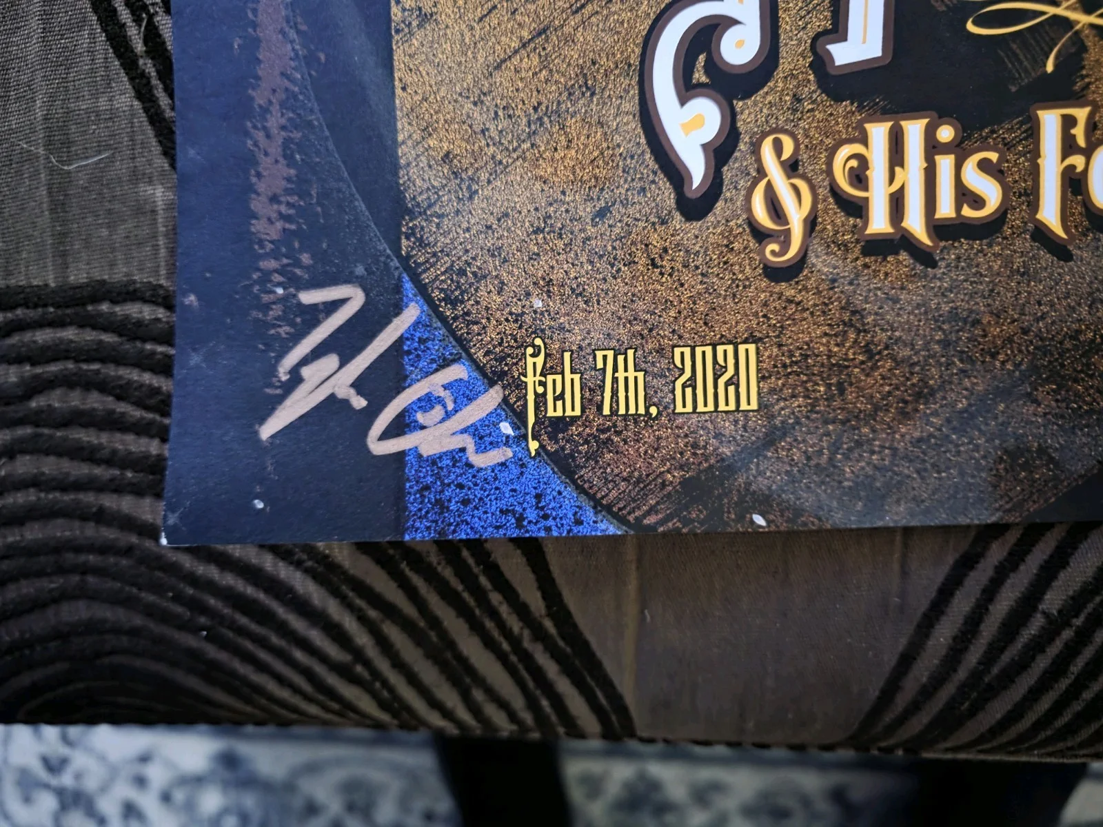 Tyler Childers Autographed Signed Glow in Dark Ryman 2020 Poster 192/200 RARE, изображение 2