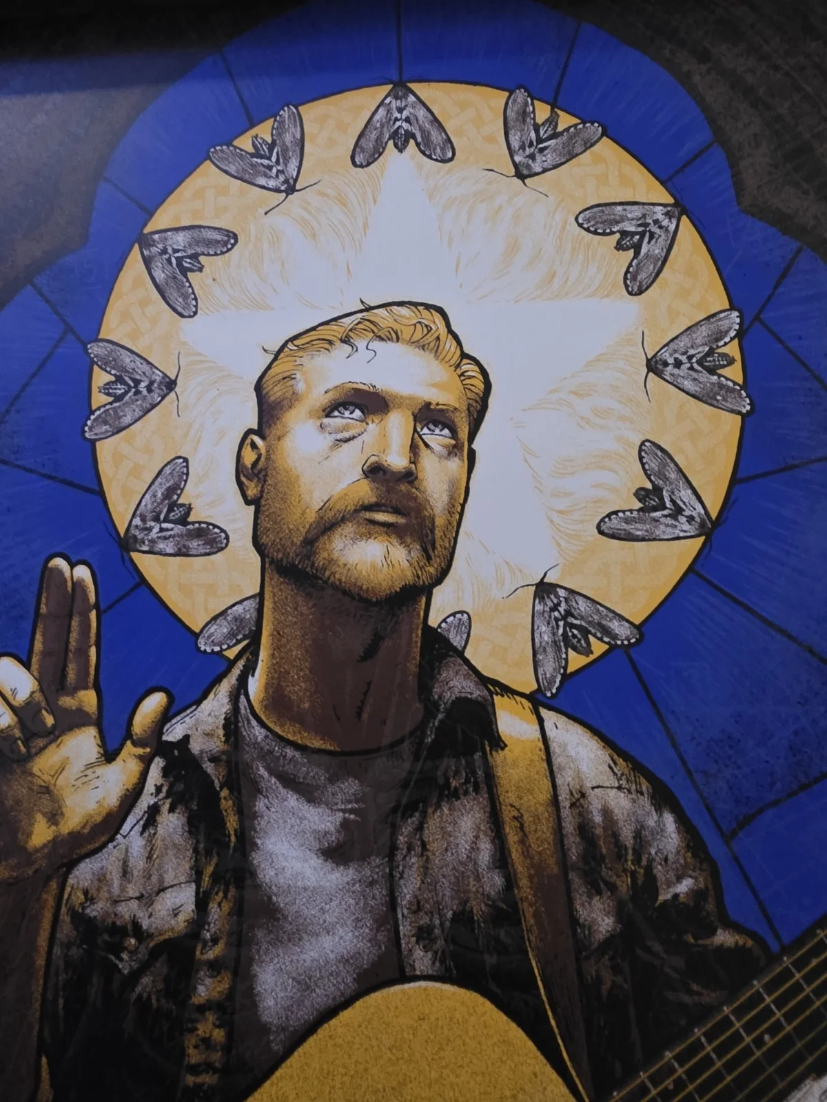Tyler Childers Autographed Signed Glow in Dark Ryman 2020 Poster 192/200 RARE, изображение 4