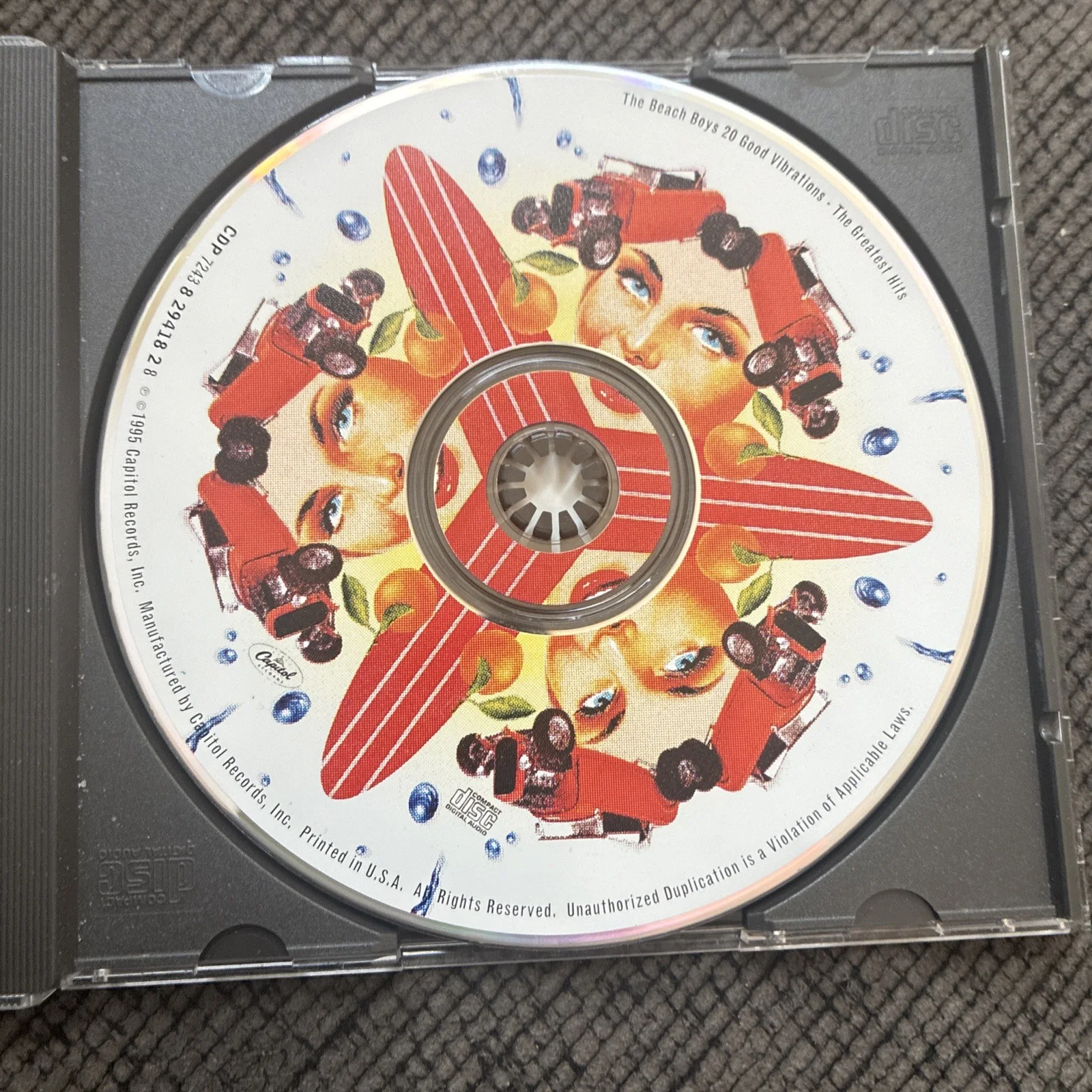 The Beach Boys Autographed “20 Good Vibrations’” CD - Mike Love Signed, image 3