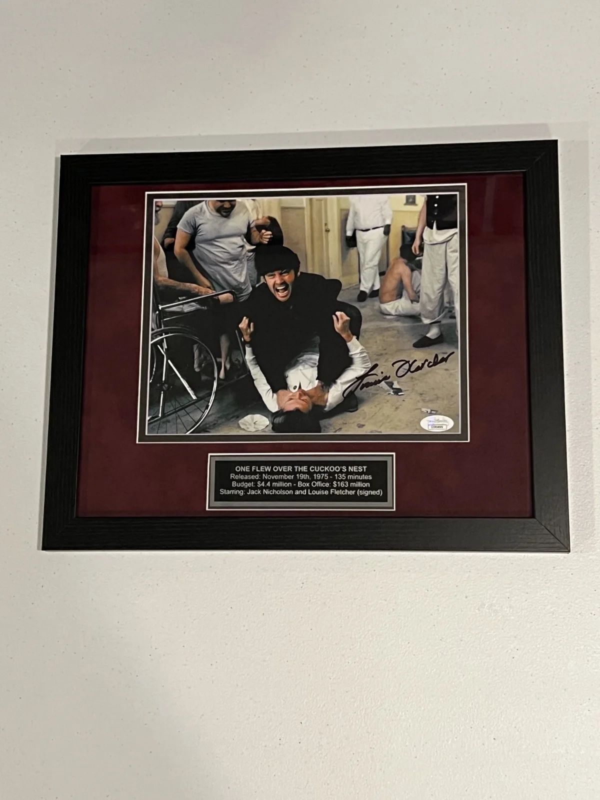 Louise Fletcher — 11x14 FRAMED One Flew Over the Cuckoo's Nest-Louise Fletcher 8x10 Photo-JSA AUTO