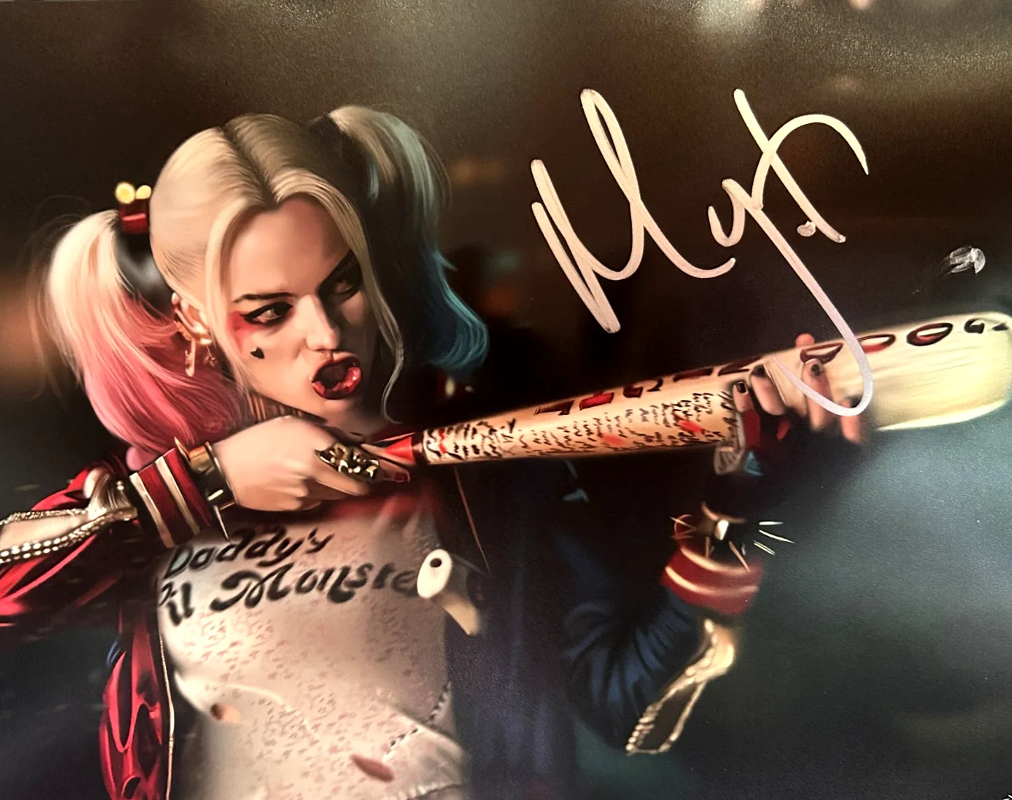 Margot Robbie — MARGOT ROBBIE Signed (HARLEY QUINN) 8x10" Authentic Autograph w/COA, изображение 3