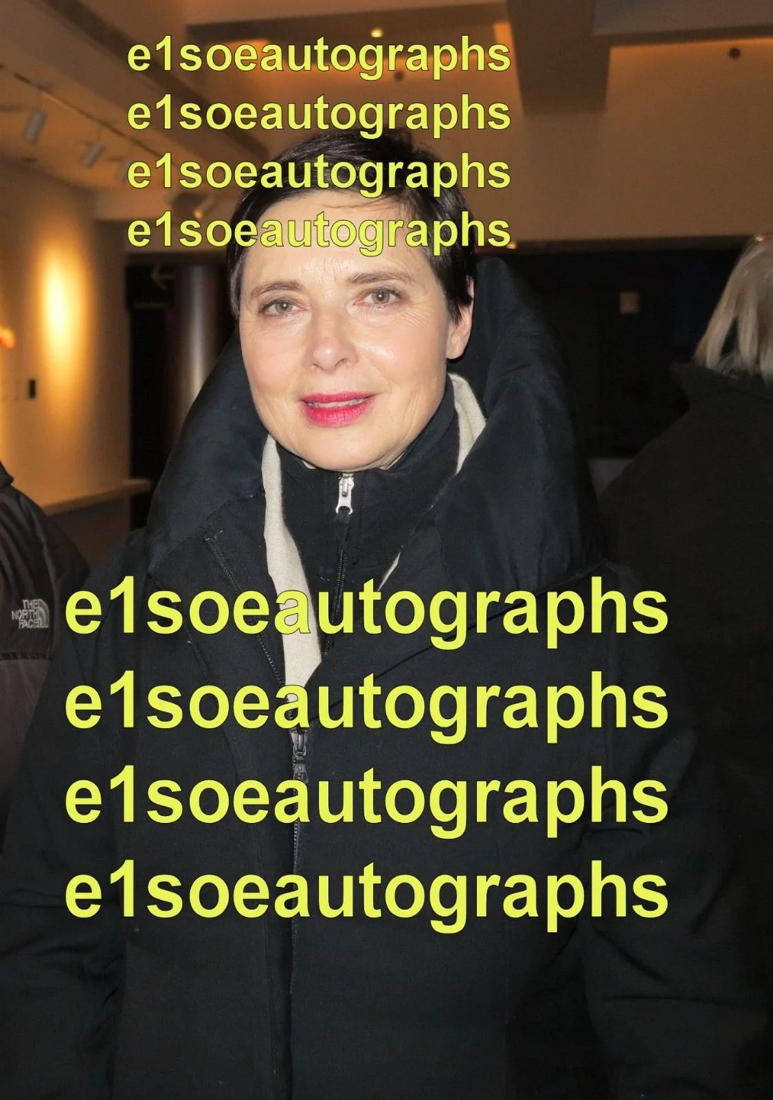 Isabella Rossellini — Isabella Rossellini signed 8x10 Photo IP. Exact Proof - David Lynch' Blue Velvet, image 5