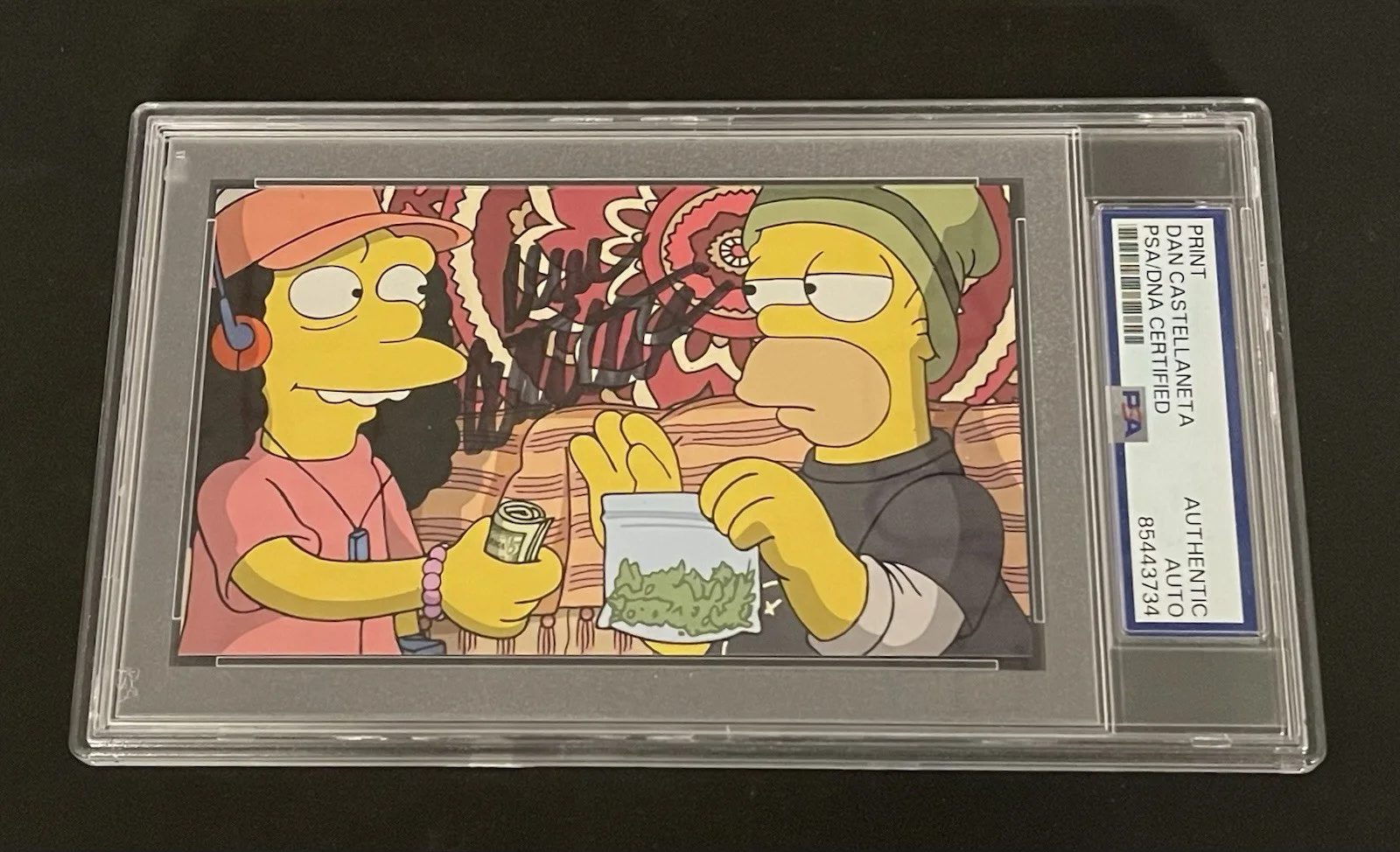 Dan Castellaneta — Dan Castellaneta PSA/DNA Signed Photo 3x5 The Simpsons Autographed Slabbed Homer, изображение 2