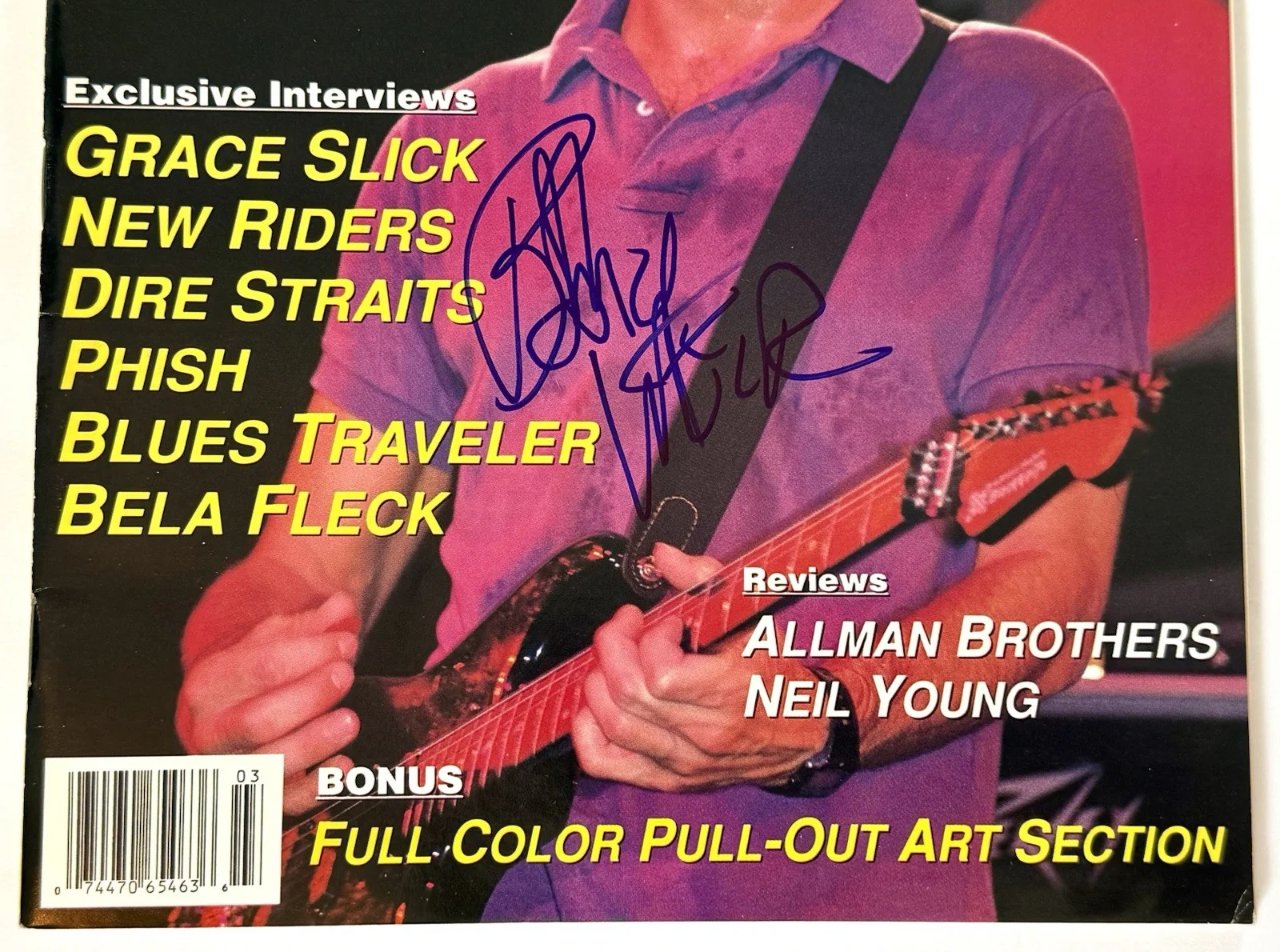Bob Weir Grateful Dead signed Relix Magazine beckett loa, image 4