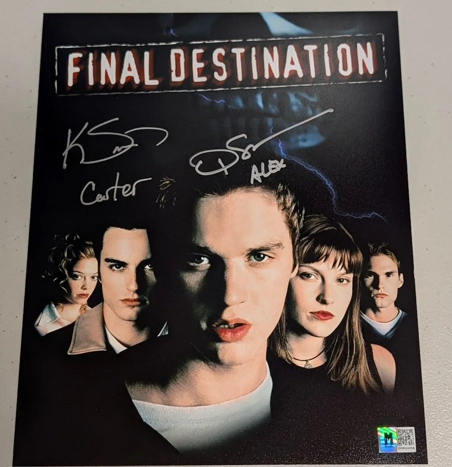 Devon Sawa & Kerr Smith — Devon Sawa & Kerr Smith Dual Signed Autographed 8x10 Photo Final Destination