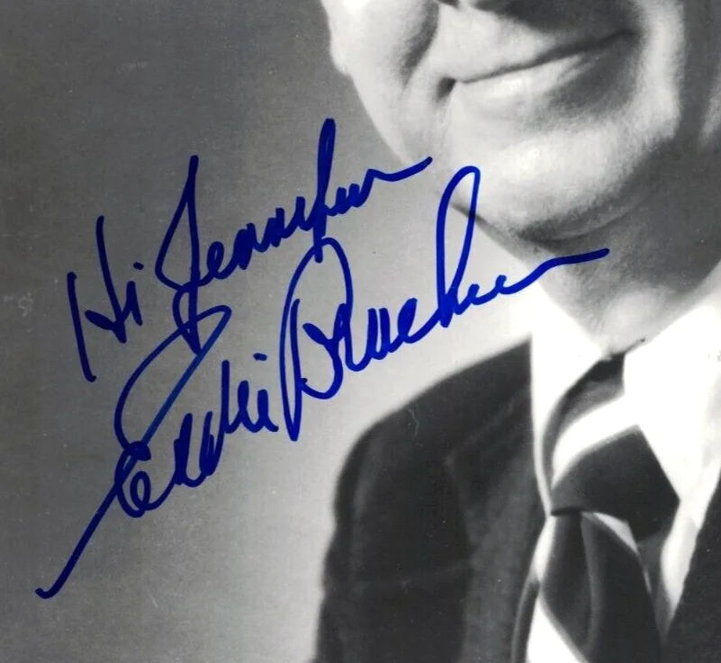 Eddie Bracken — EDDIE BRACKEN Autographed 8X10 FREE SHIPPING! National Lampoon's Vacation, image 2