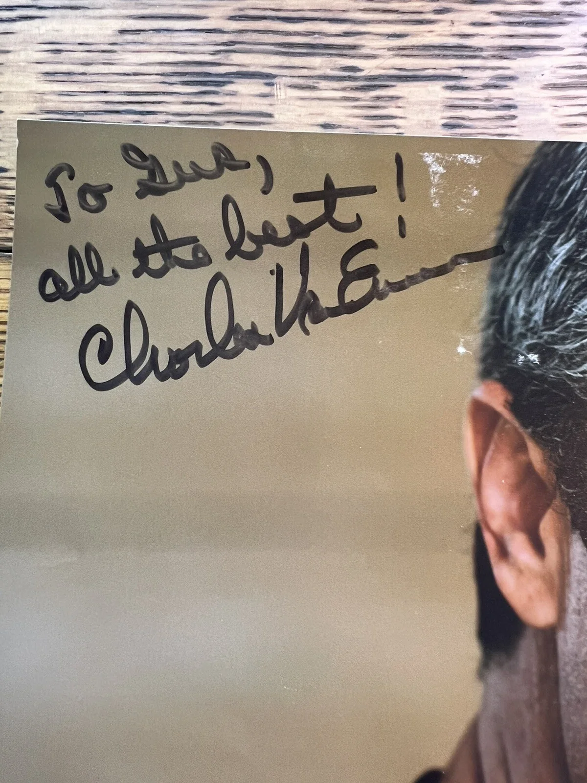 Charles Van Eman -Signed Autographed 8x10 Photo - Actor - Sea Of Trees, image 3