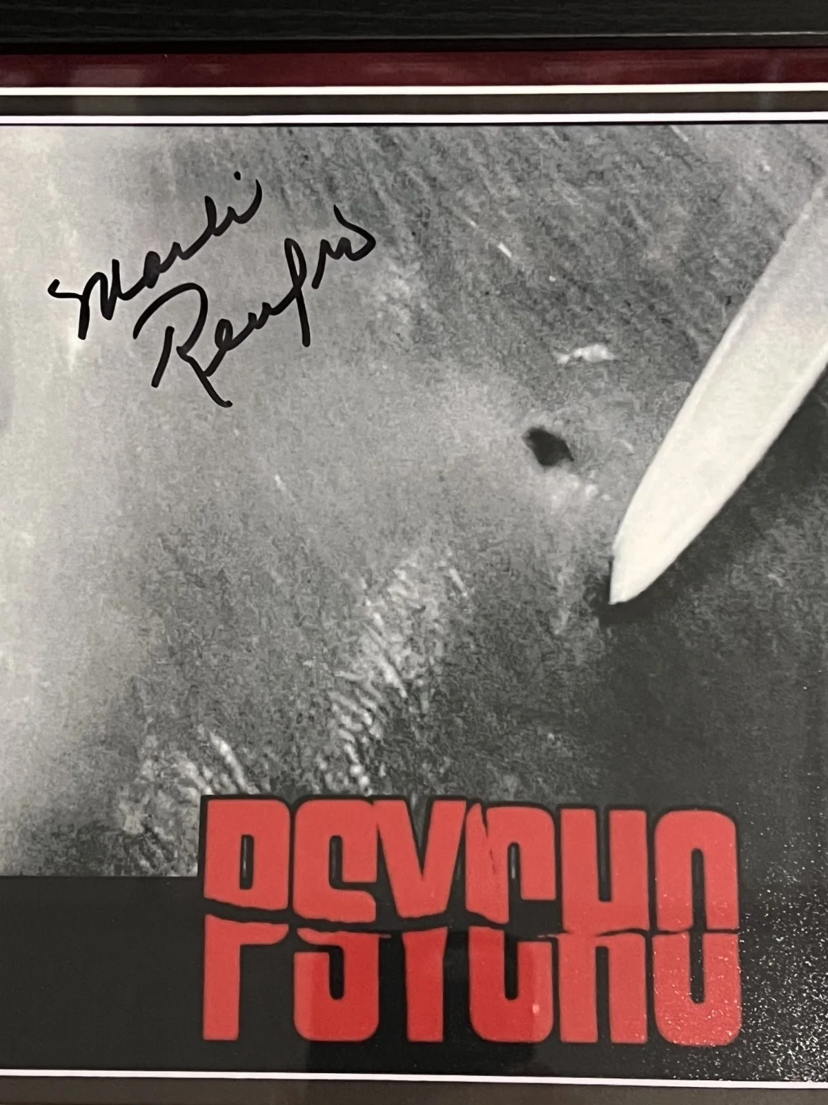 Marli Renfro — 11x14 FRAMED PSYCHO 1960 MARLI RENFRO AUTO 8X10 BECKETT PLAYBOY COVER HITCHCOCK, изображение 3