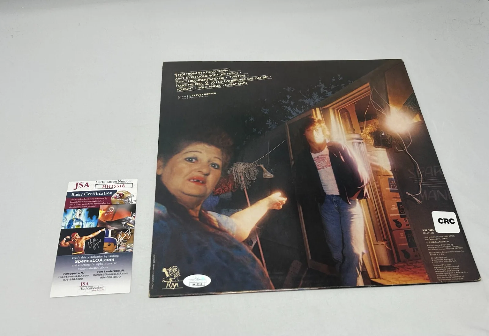 Kenny Arnoff signed John Cougar Mellencamp Nothin Matters Album JSA COA, изображение 2