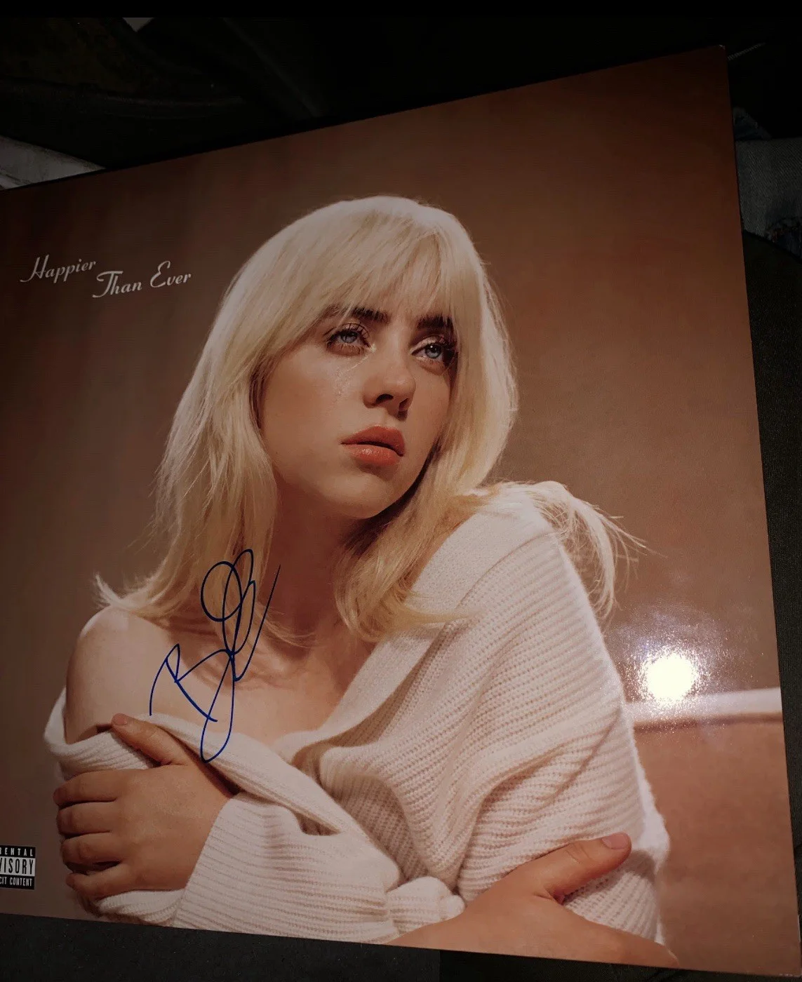 Billie Eilish Happier Than Ever signed vinyl, image 2