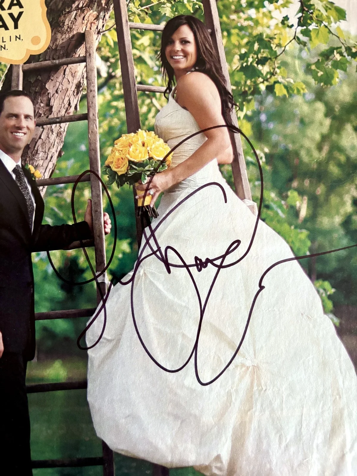 SARA EVANS SIGNED 8x10 Magazine Page - COUNTRY MUSIC STAR RARE in-person, изображение 2