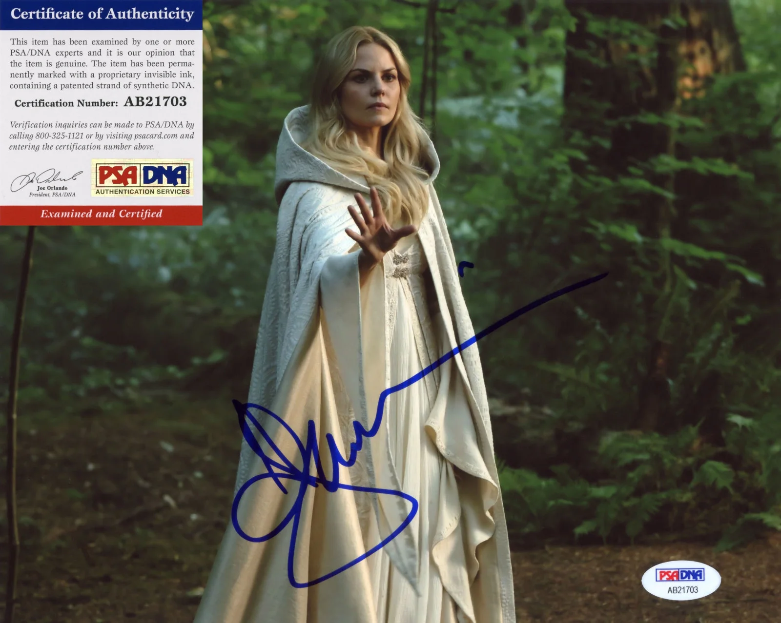 Jennifer Morrison — Jennifer Morrison Signed PSA/DNA COA Autographed 8X10 Once Upon A Time Photo, image 2