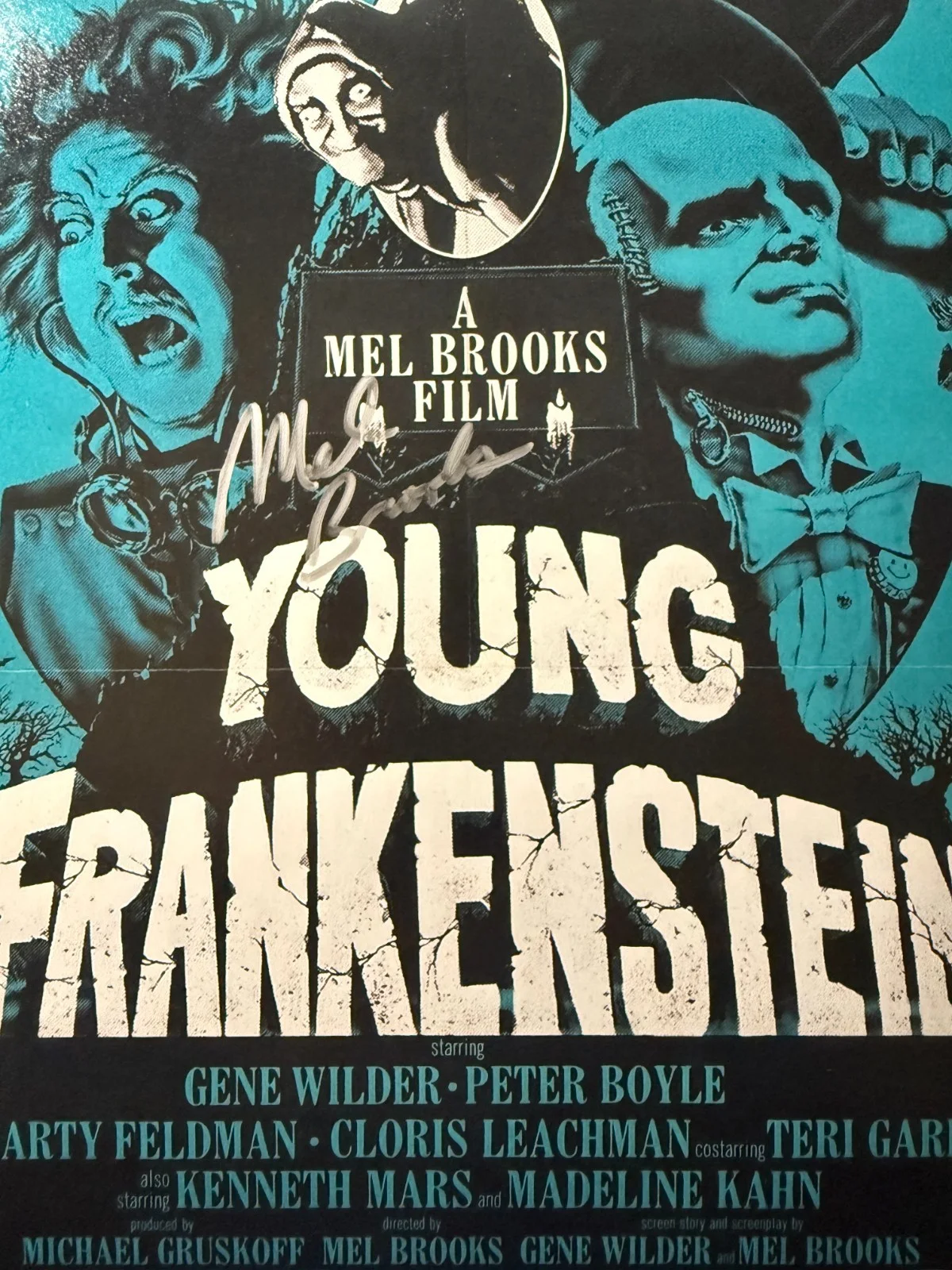 Mel Brooks — MEL BROOKS Signed•Autographed 8x10 *Young Frankenstein*•Todd Mueller Autographs, image 4