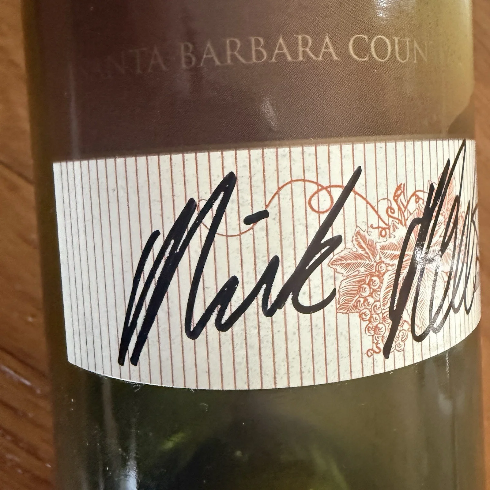 Mick Fleetwood Mac Signed Autographed Private Cellar Wine Bottle Barbera, image 2