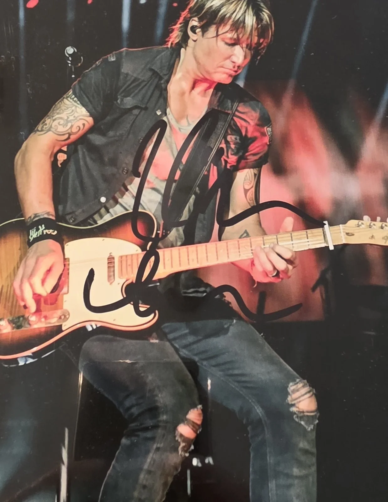 KEITH URBAN Hand Signed Autographed 8x10 Authentic Original Autograph w/COA, image 2