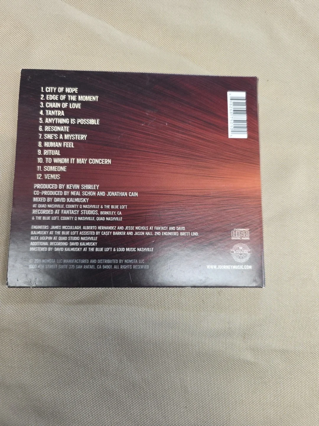 JOURNEY ECLIPSE SIGNED CD AUTOGRAPHED VERY RARE NEAL SCON JONATHAN CAIN, image 2