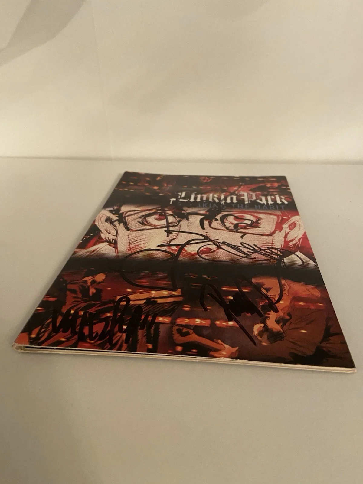 Signed By Full Band Linkin Park Breaking The Habit Cd/Dvd Set., image 4