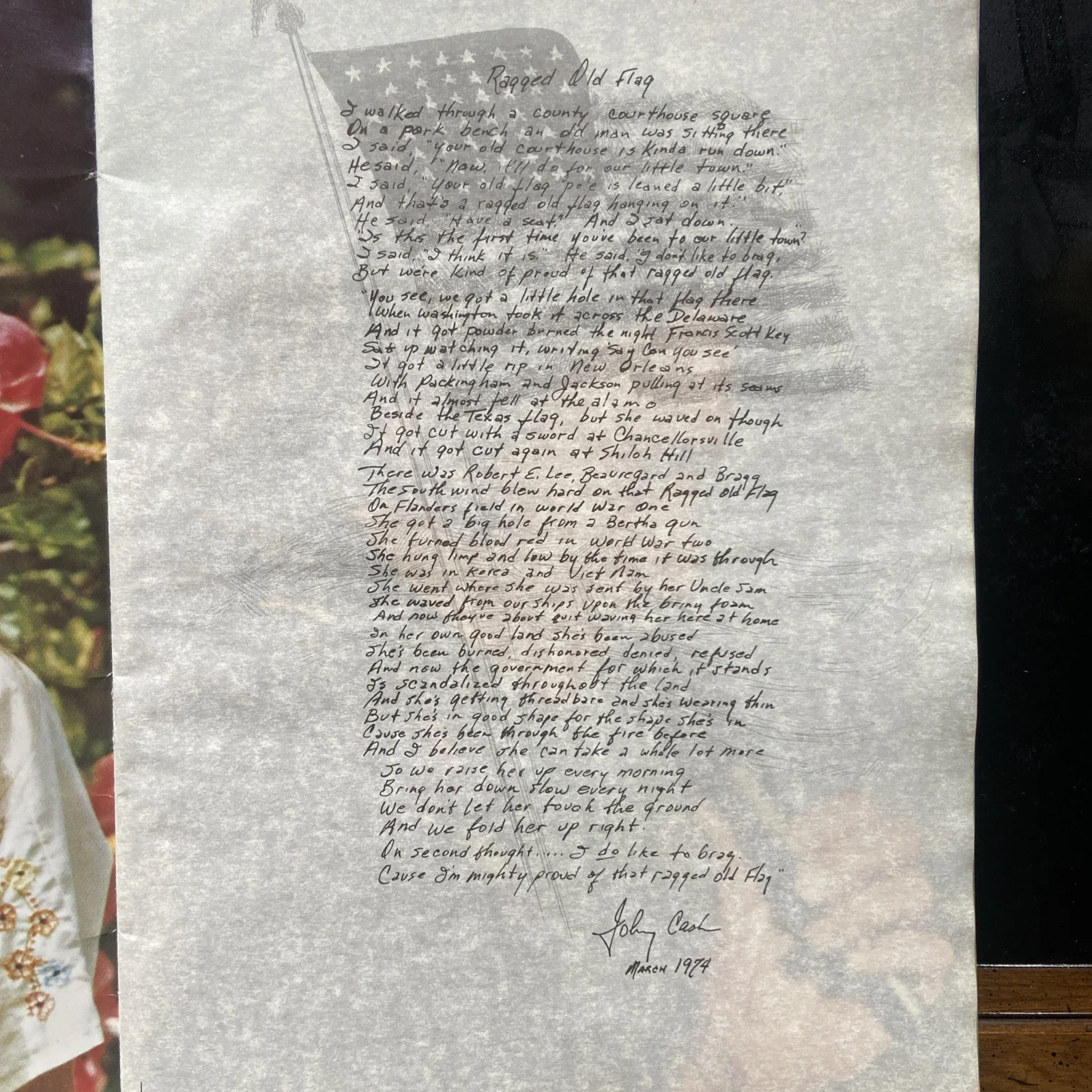 Johnny Cash SIGNED AUTOGRAPHED Tour Program Book, image 4