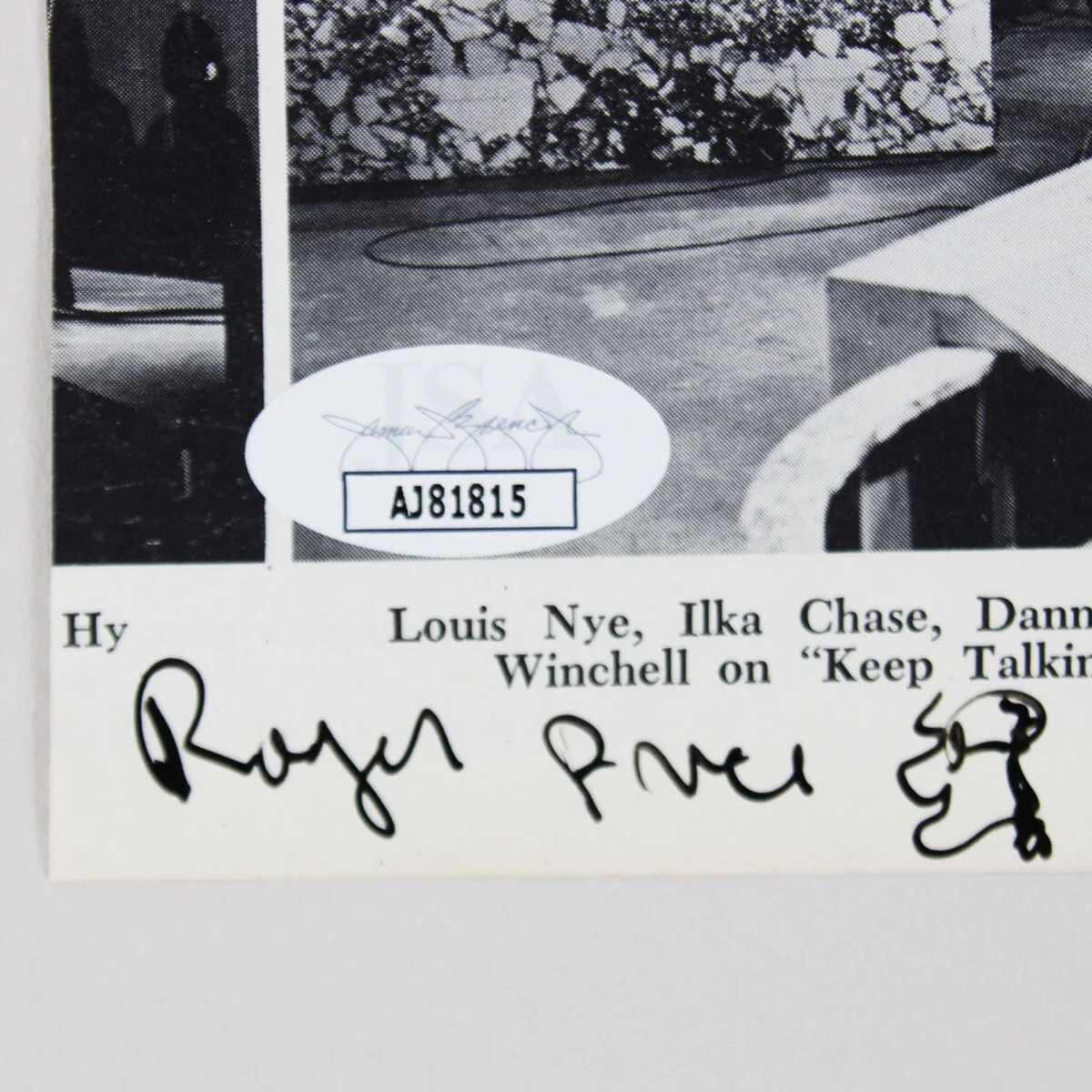 Roger Price Signed Photo Droodles - COA JSA, image 2