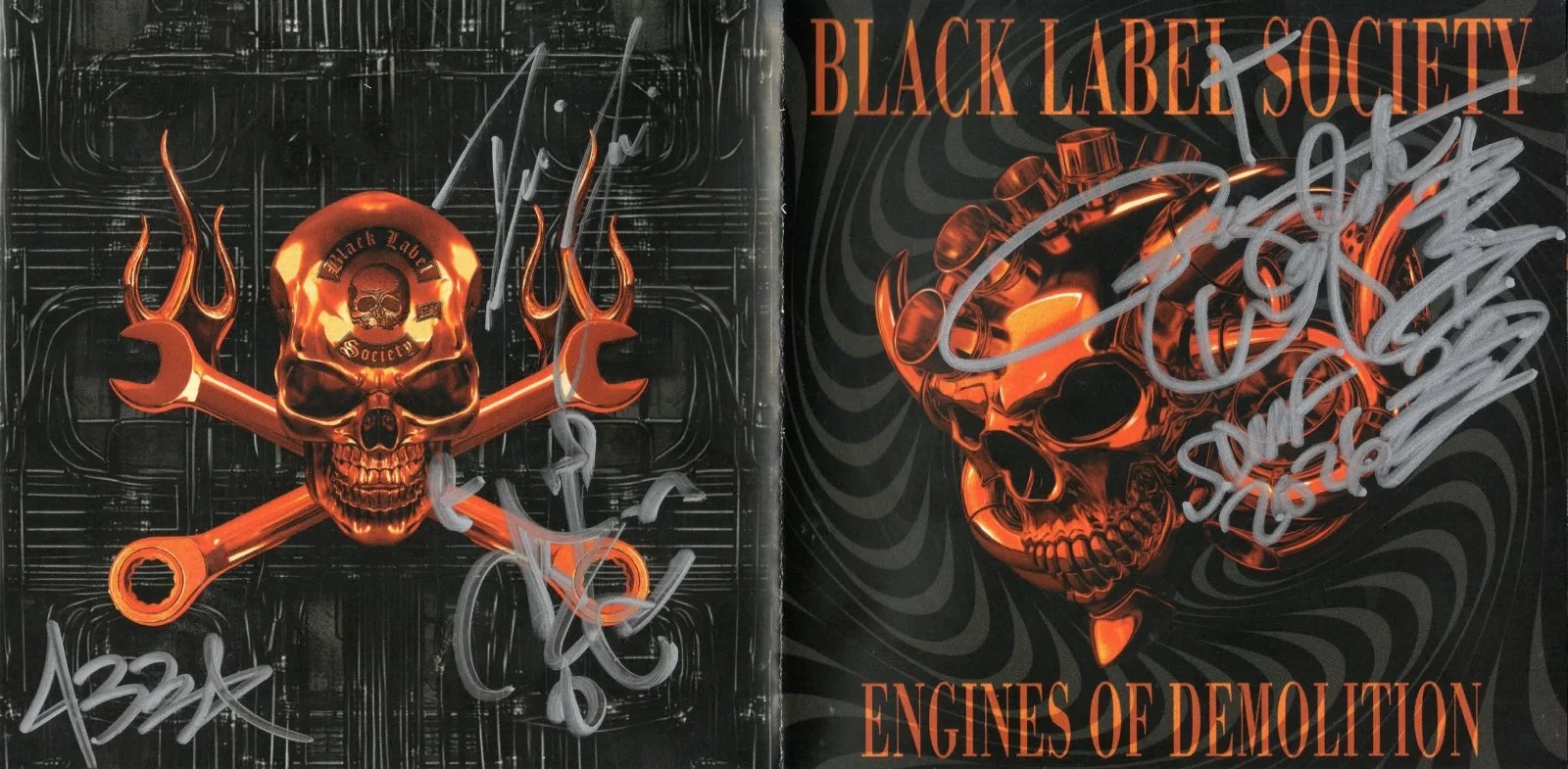 Black Label Society SIGNED AUTOGRAPH Engines Of Destruction CD! Keychain! RARE!, image 2