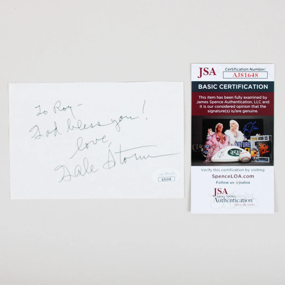 Gale Storm Signed Cut The Gale Storm Show - COA JSA, image 2