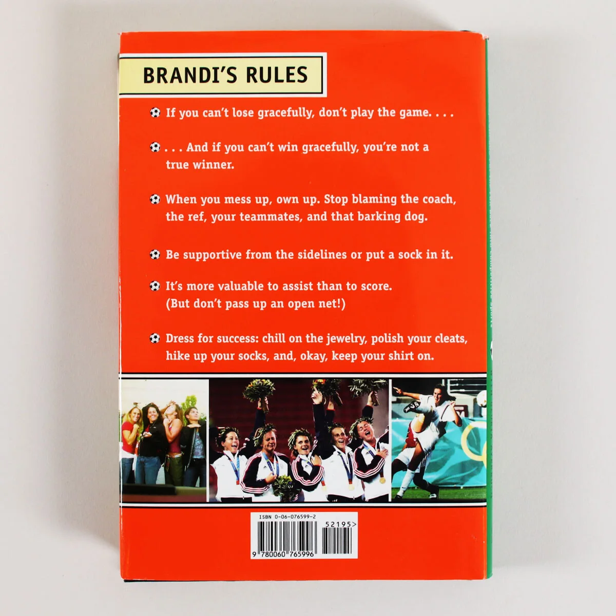 Brandi Chastain Signed Book It's Not About The Bra - COA, изображение 5