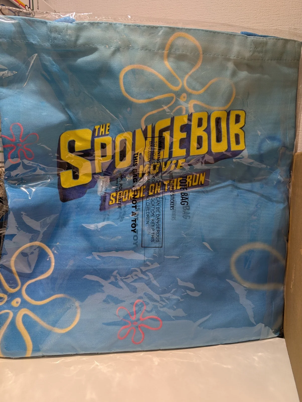 SpongeBob Squarepants Sponge On The Run Movie Promotional Tote Bag NEW Official, изображение 2