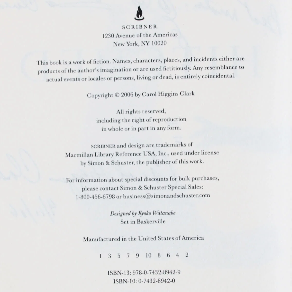 Carol Higgins Clark Signed Book Hitched - COA, image 4