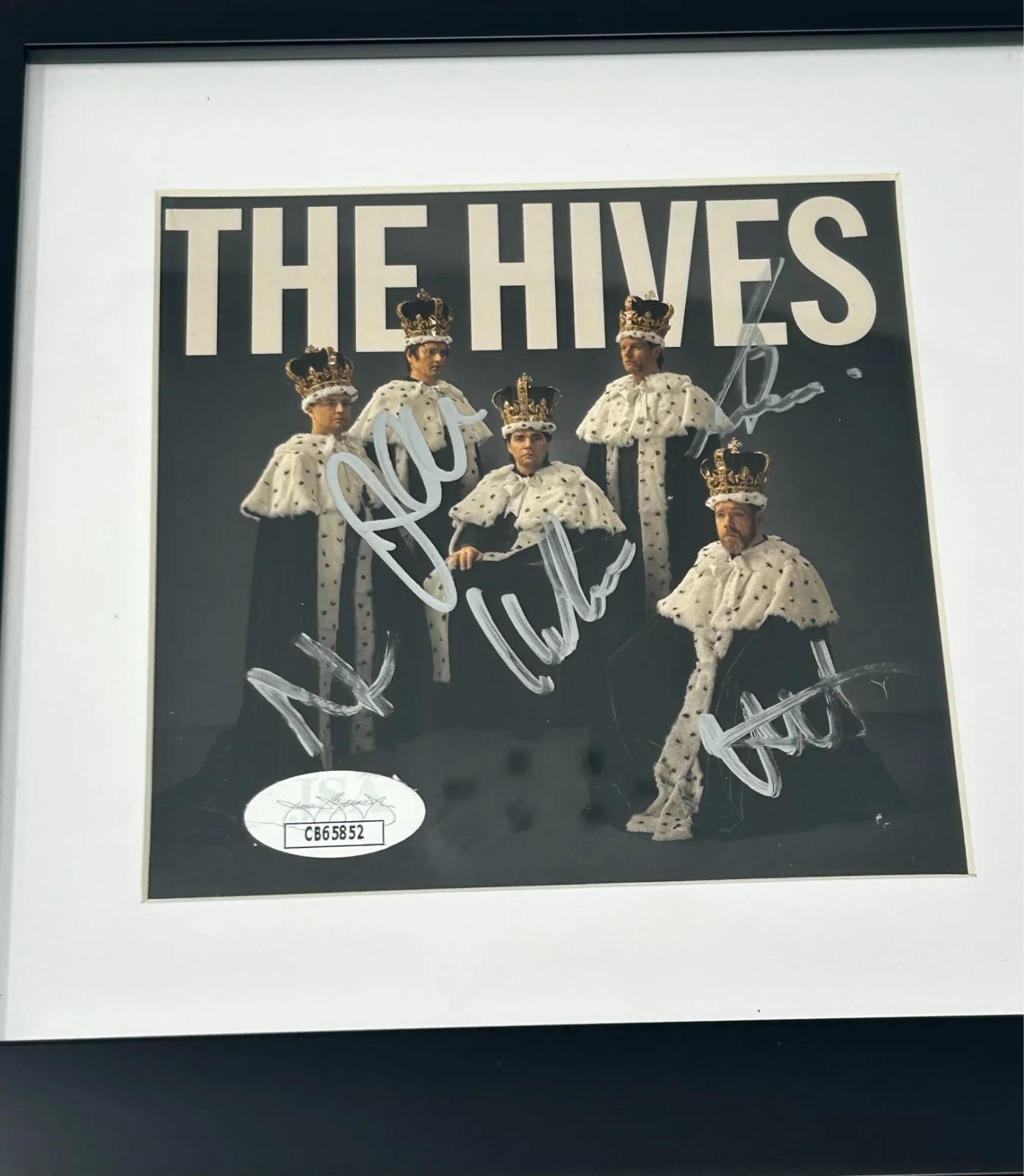 The Hives signed Forever The Hives Forever Framed CD Cover JSA COA, image 2