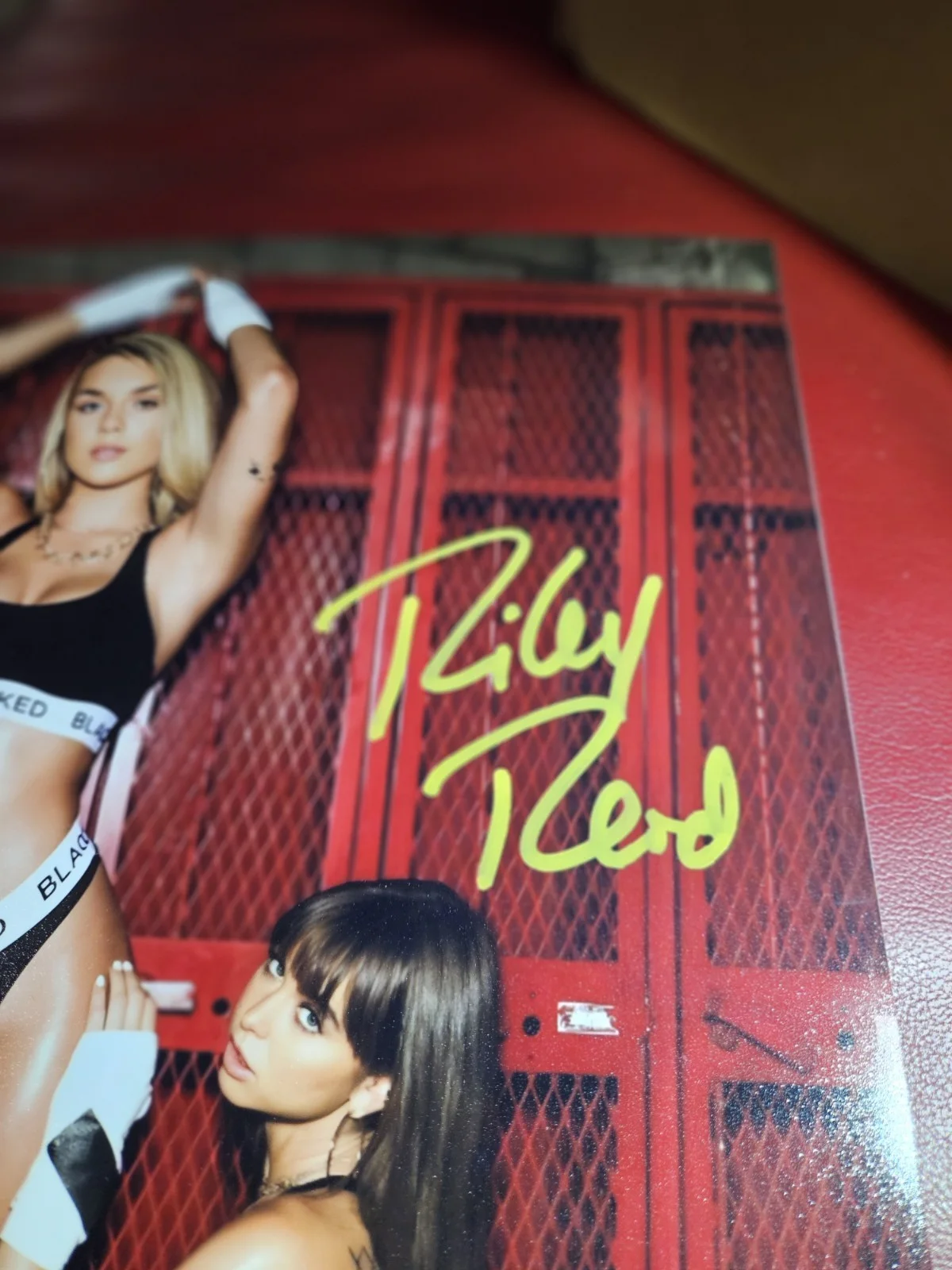 Gabbie Carter, Riley Reid — Riley Reid Gabbie Carter Dual Signed 11x14 Photo Adult Star Autographed JSA COA, изображение 2