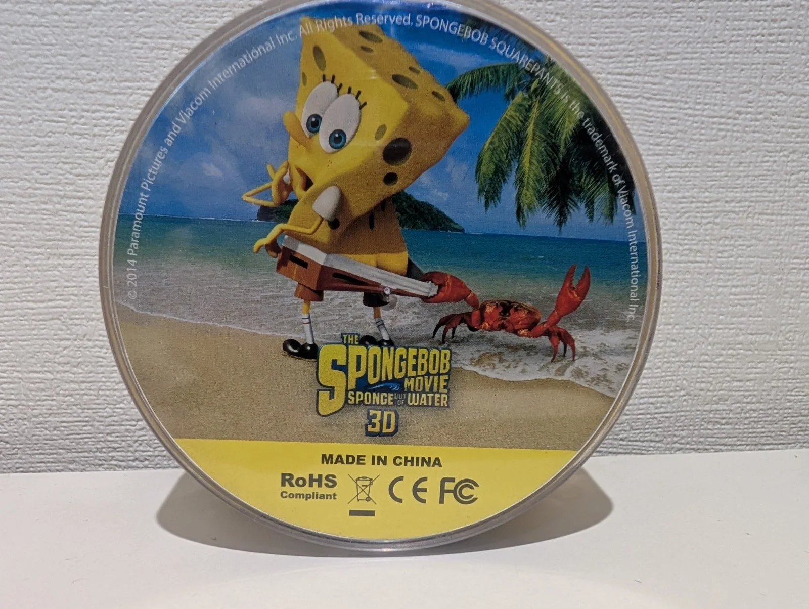 SpongeBob Squarepants Sponge Out Of Water Movie Promotional Shower Speaker NEW, изображение 2