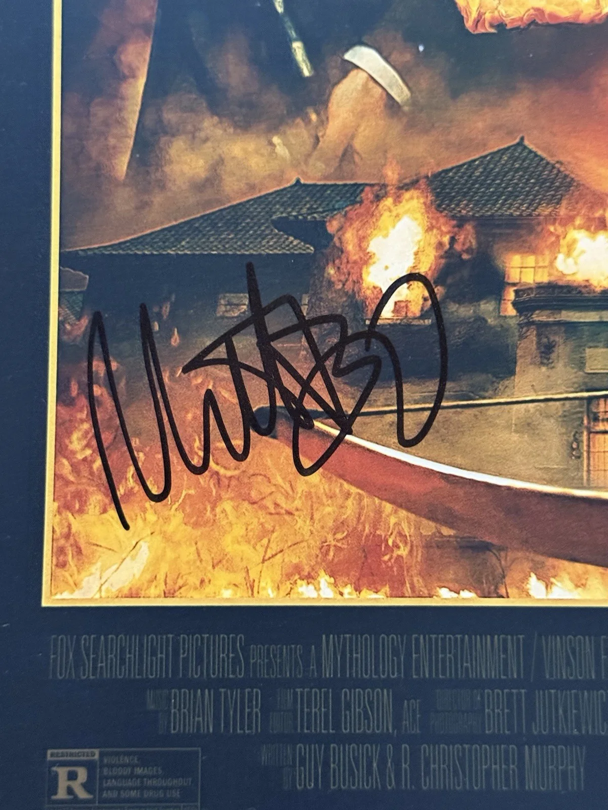 Samara Weaving Matt Bettinelli-Olpin Tyler Gillett — Samara Weaving signed photo Ready Or Not 12x18 directors, image 3