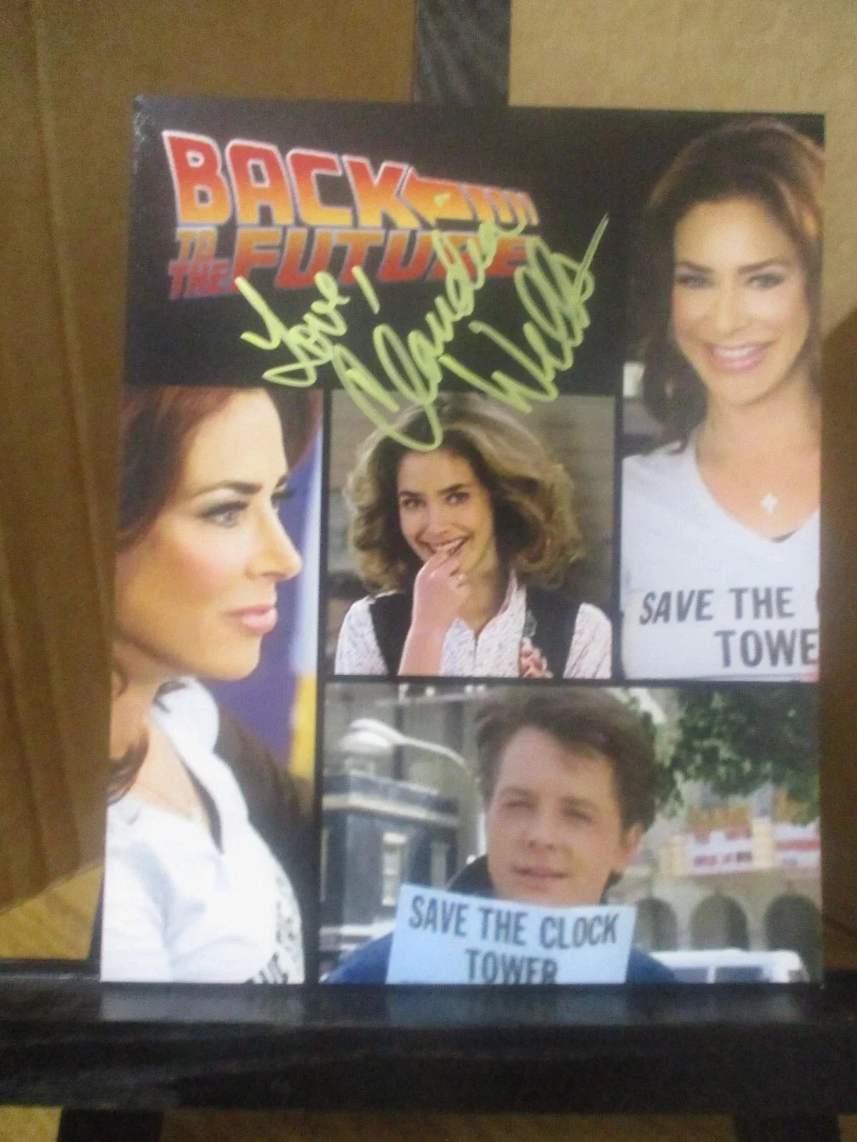 CLAUDIA WELLS — BACK TO THE FUTURE CLAUDIA WELLS AUTHENTIC AUTOGRAPHED/SIGNED 8X10 PHOTO, image 2