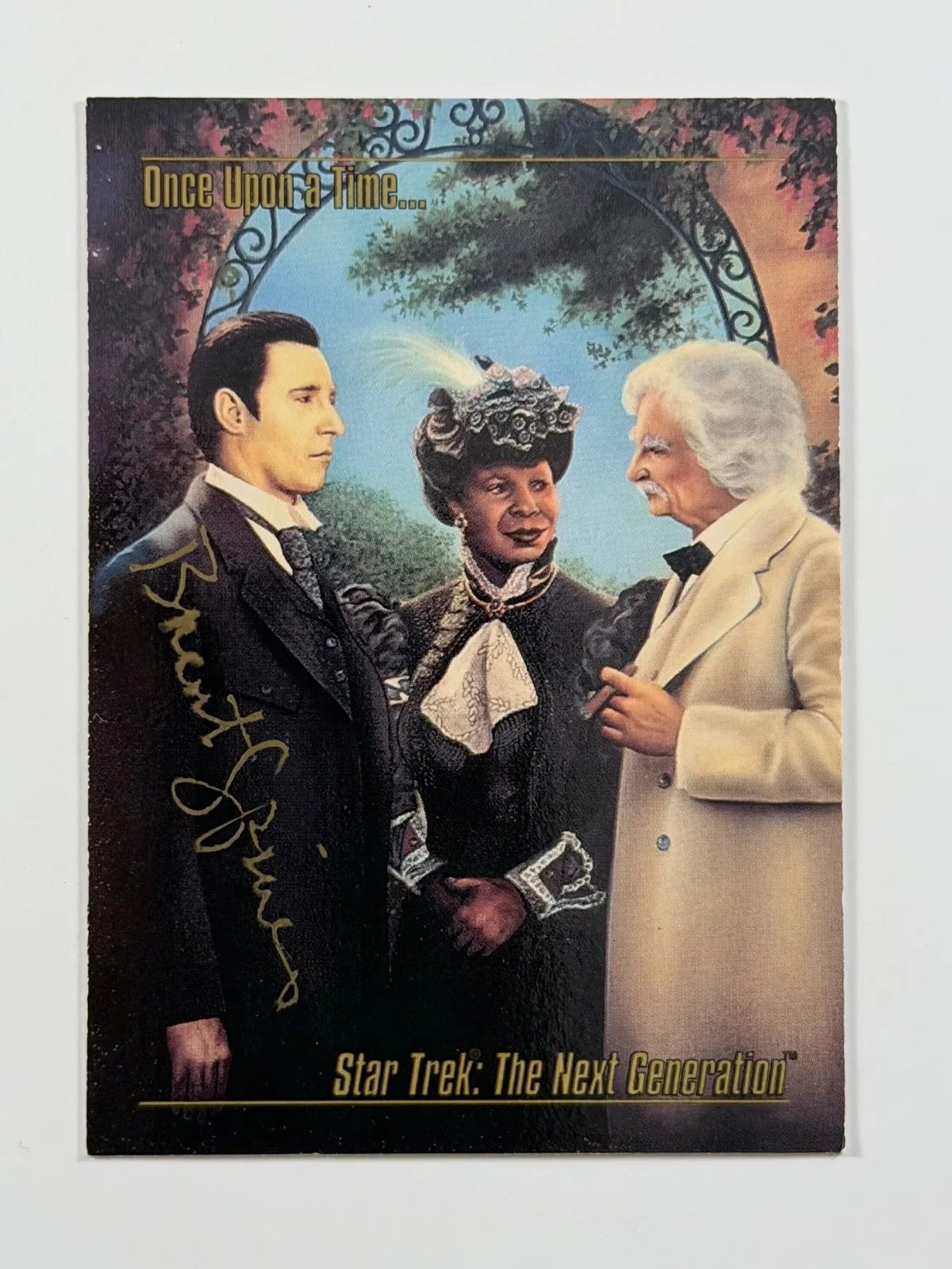 Brent Spiner — Brent Spiner Signed Star Trek TNG Collector Card Data Autograph
