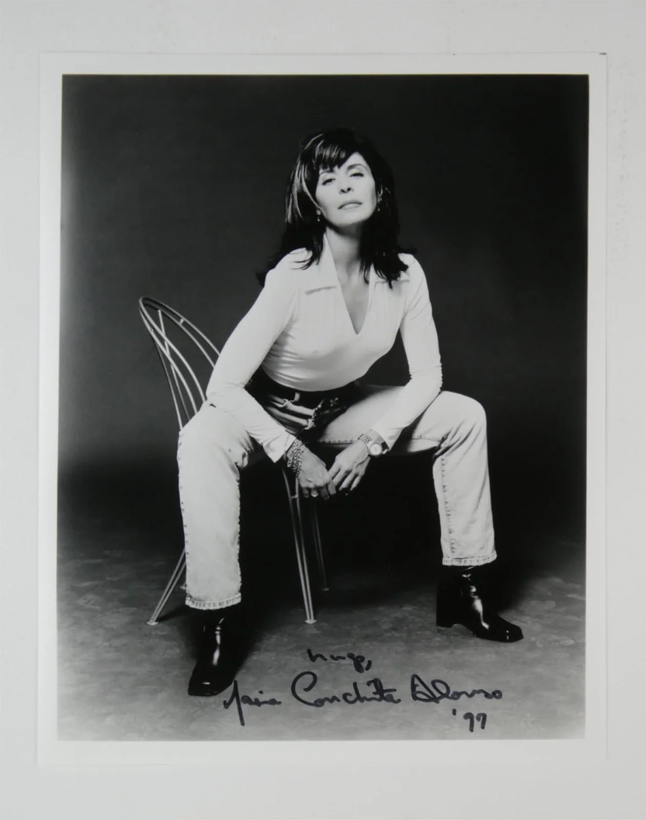 Maria Conchita Alonso — Maria Conchita Alonso Signed 8x10 Photo Autographed