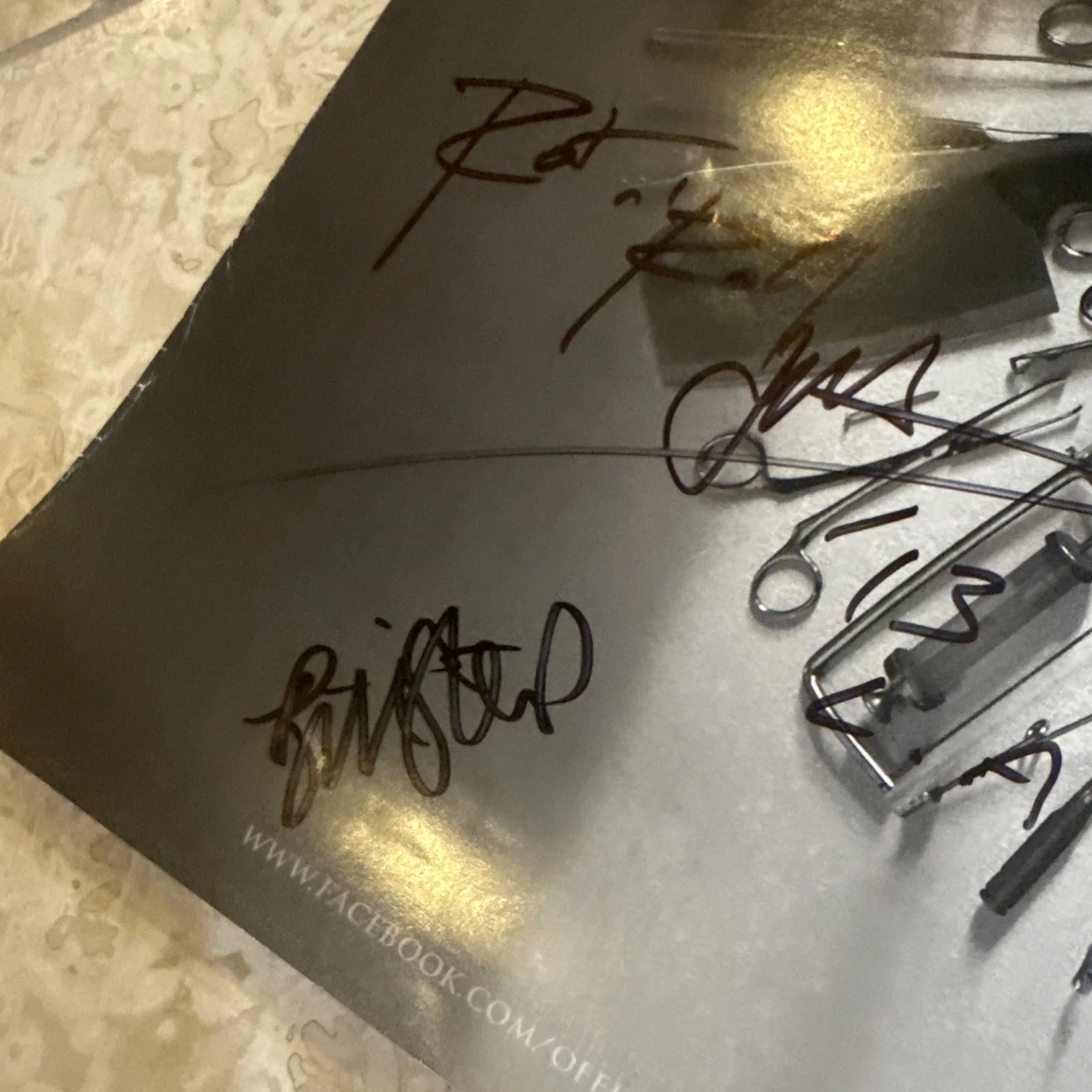 Signed CARCASS “Surgical Steel” Poster w/letter Of Authenticity By JSA￼, изображение 3