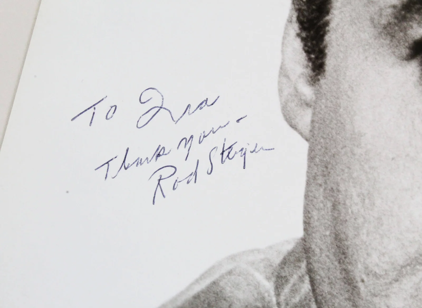Rod Steiger Signed Photo 11x14 "The Illustrated Man" - COA JSA, изображение 2