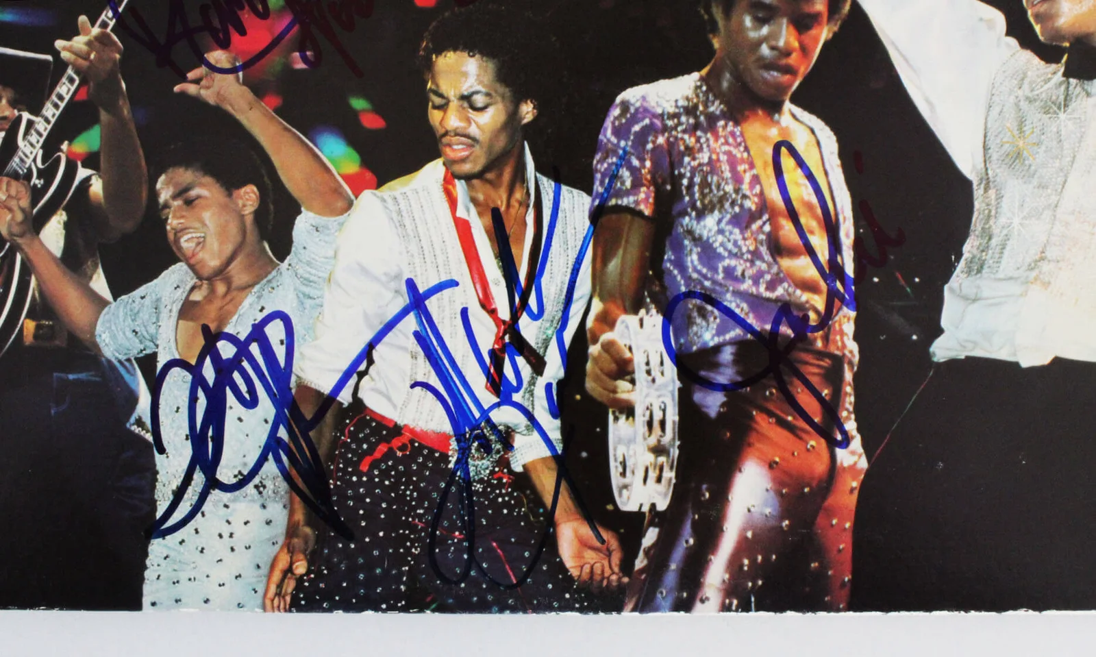The Jacksons Live Multi-Signed Album (5) - Tito Jackson, Randy Jackson, etc. ..., image 3