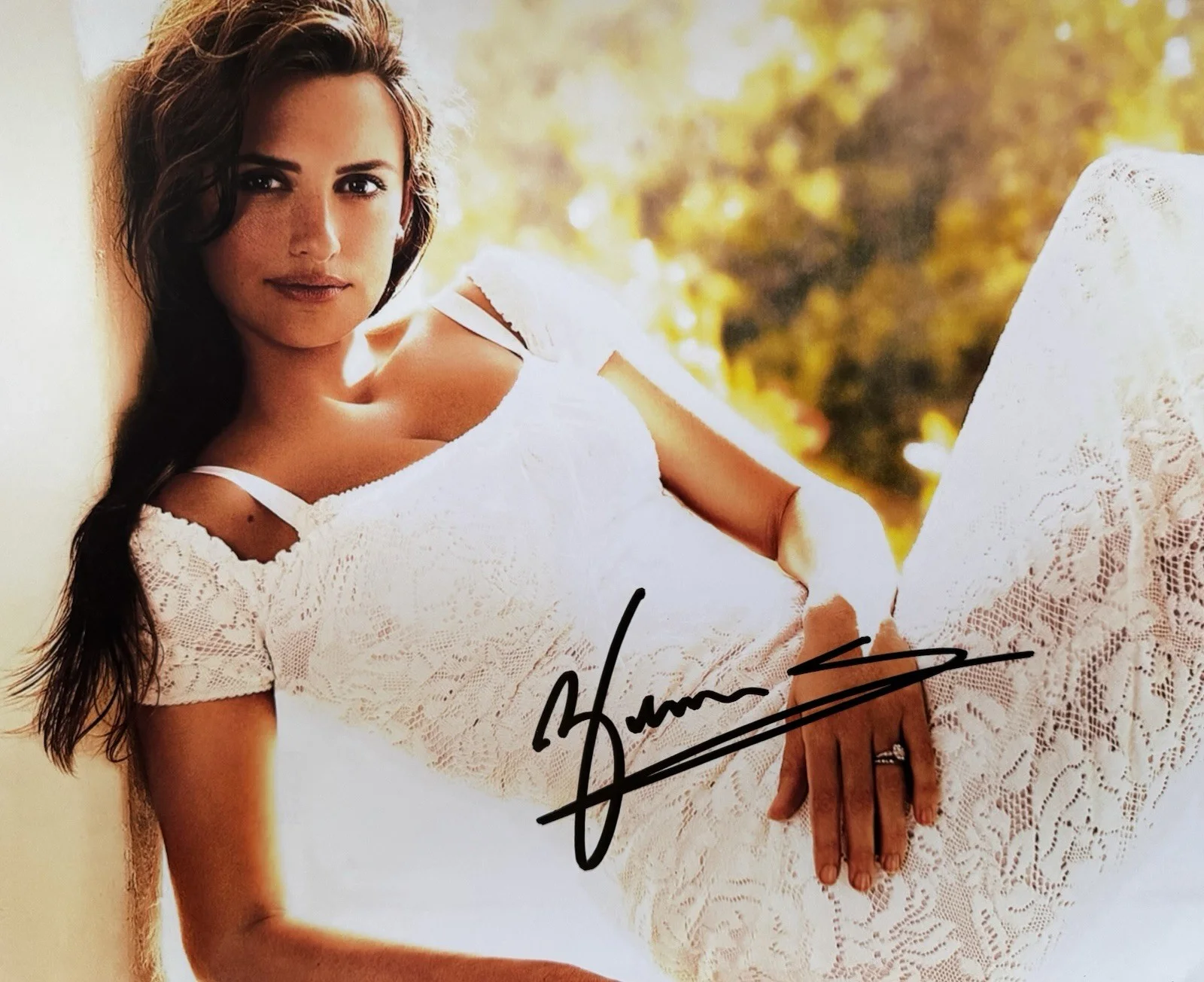 Penélope Cruz — Penélope Cruz Signed 8 X 10 Photo Vanilla Sky Pirates of The Caribbean W/COA