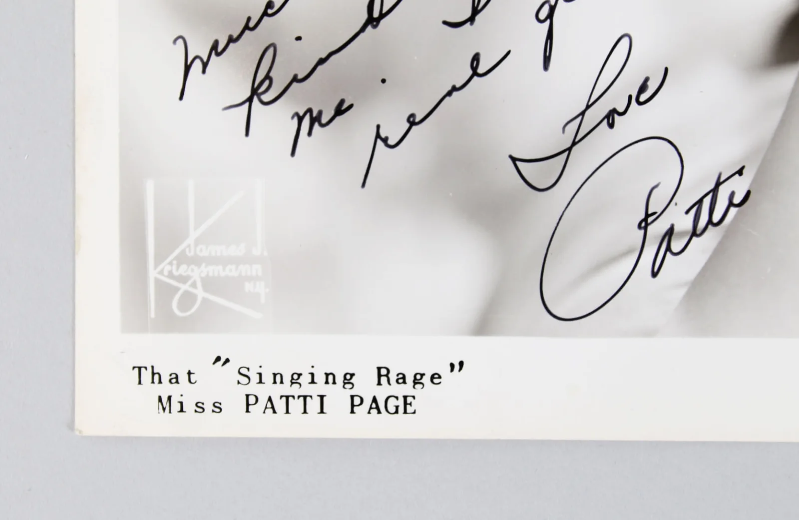 Patti Page Signed Photo 8x10 - COA PSA/DNA, image 4