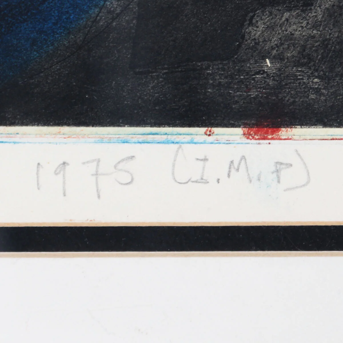 1975 Sister Trash Abstract Portrait Artwork Display, image 3