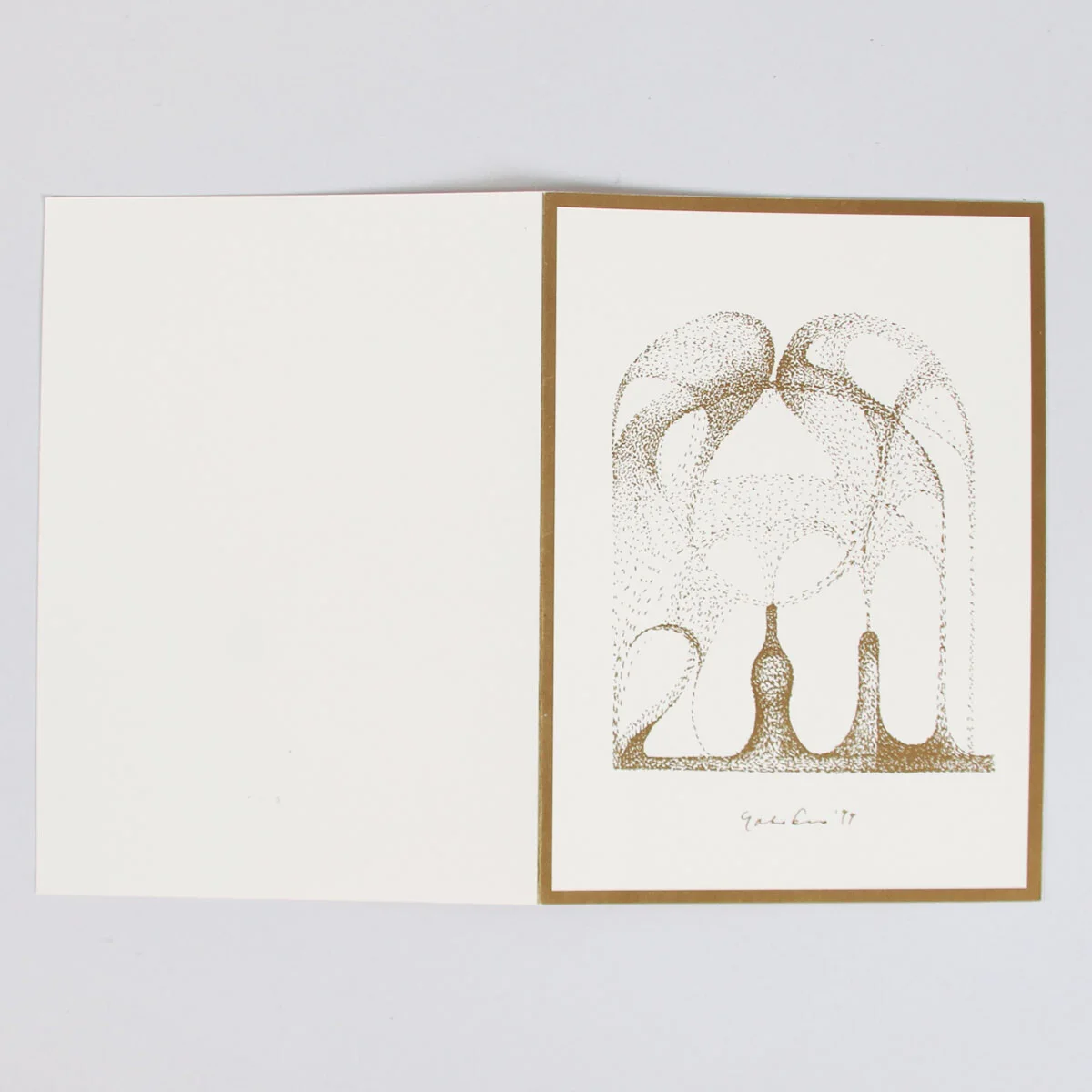 Yoko Ono Signed Card Greeting- COA JSA, image 4
