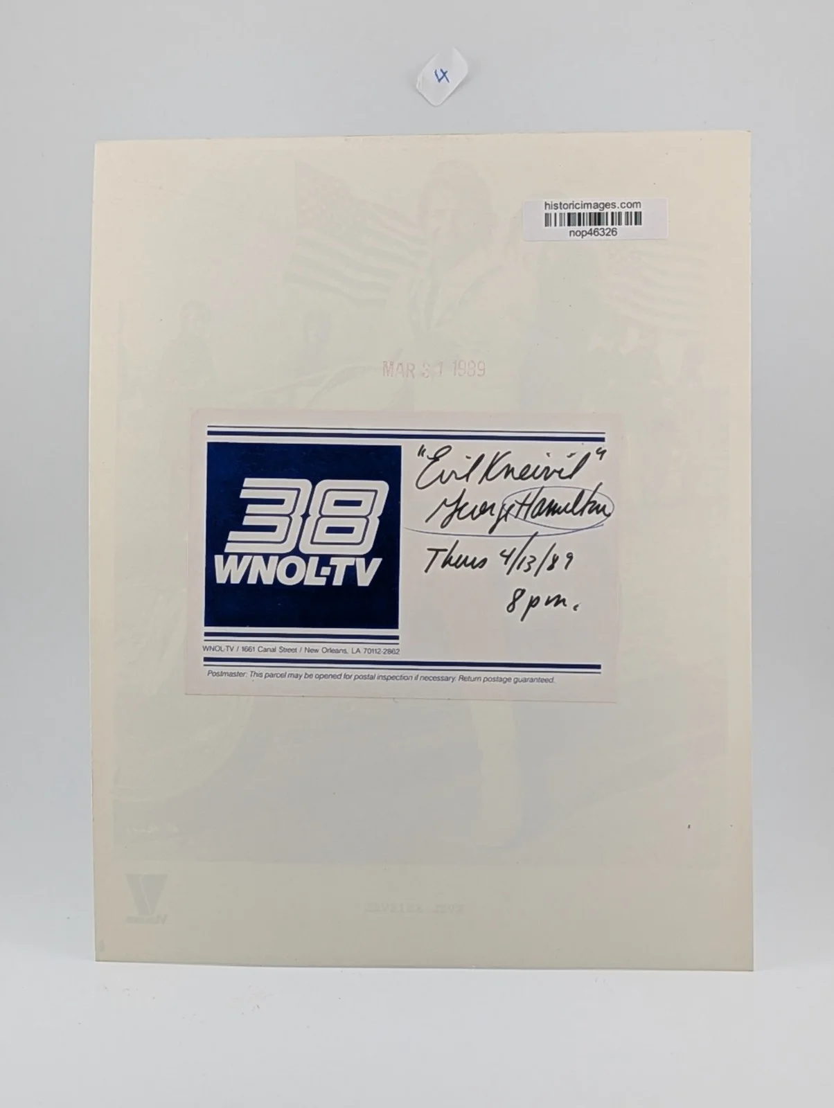 George Hamilton — George Hamilton Autograph and photo lot Evel Knievel, изображение 3