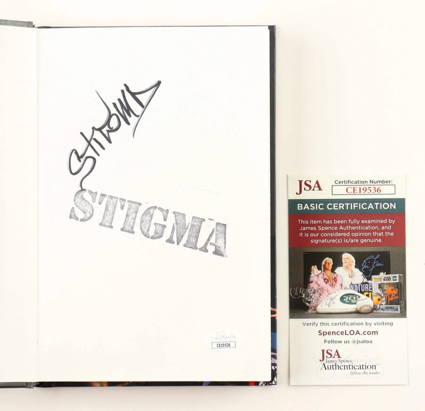 Vinnie Stigma — Vinnie Stigma Signed (JSA) "The Most Interesting Man in the World" Hardcover Boo, изображение 2