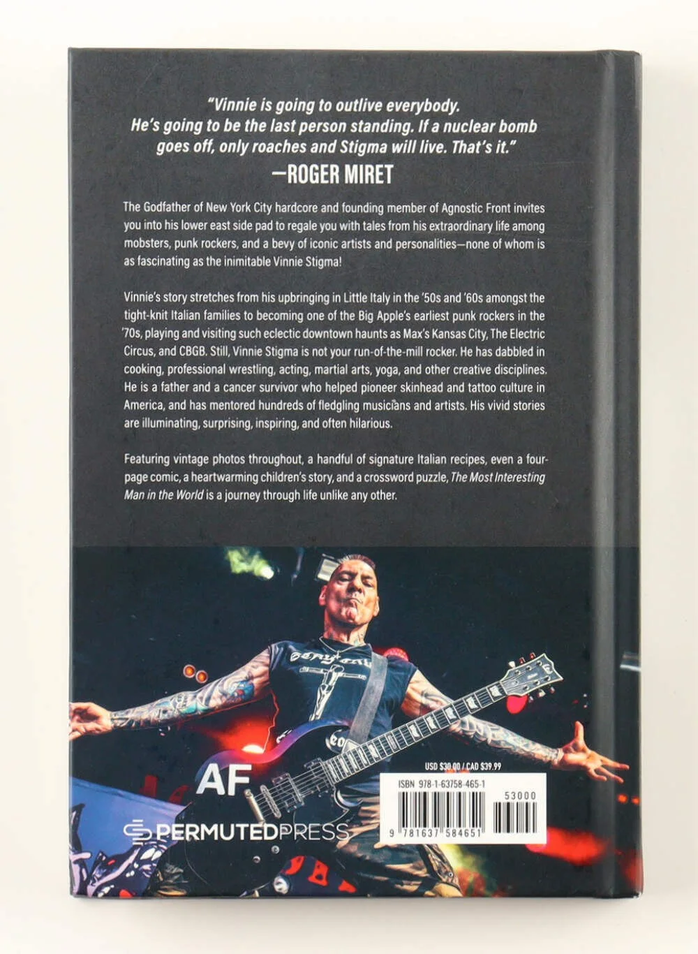 Vinnie Stigma — Vinnie Stigma Signed (JSA) "The Most Interesting Man in the World" Hardcover Boo, изображение 3